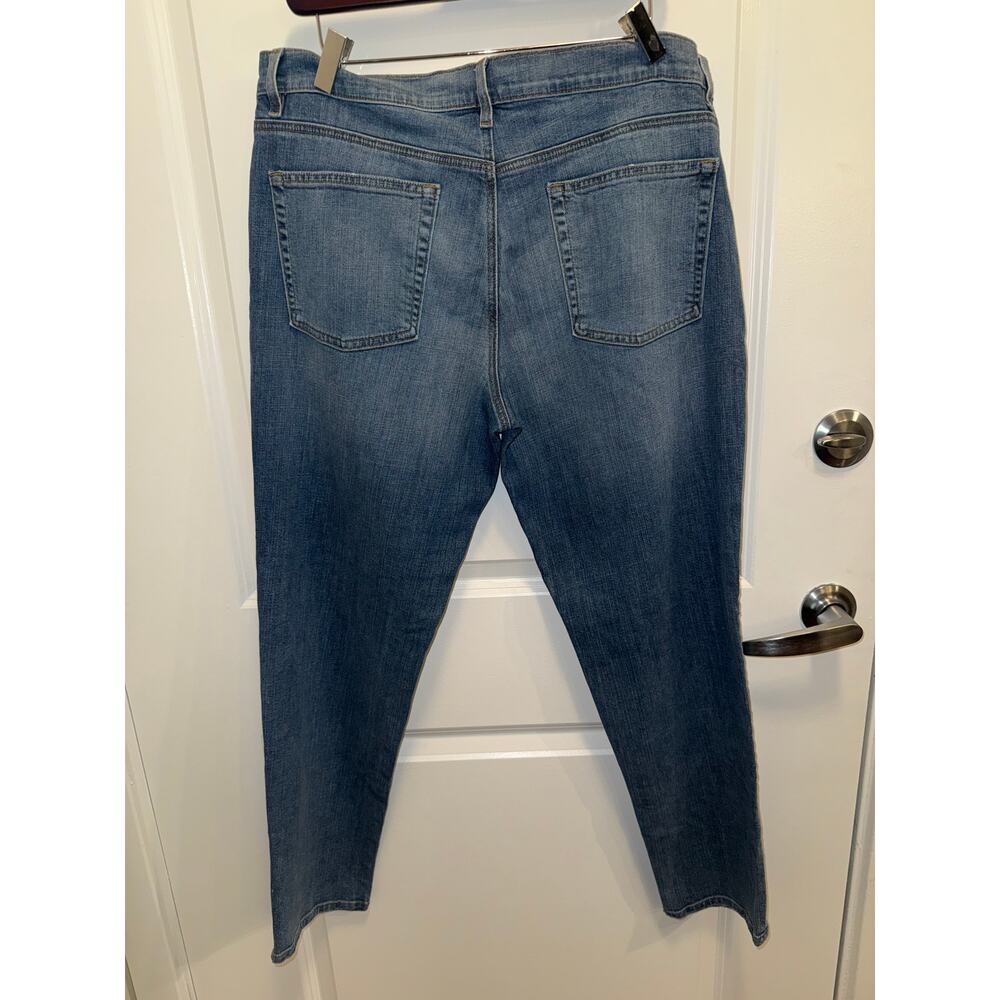 Eileen Fisher Jeans Women Medium Wash Straight Leg Minimalist Denim - Picture 4 of 14